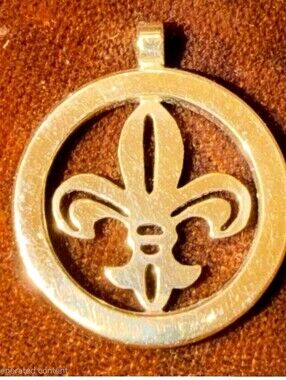 14k Mignon Faget Fleur de Lis Amulet Pendant
